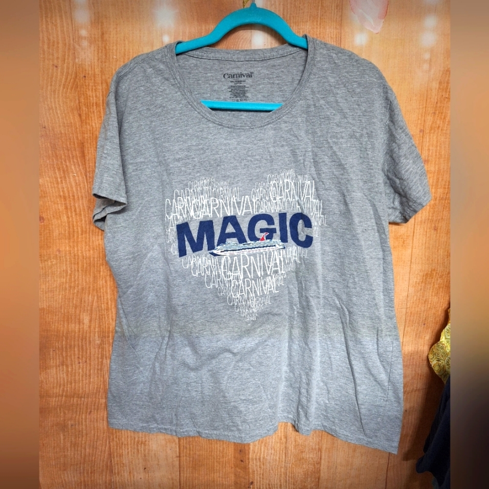 Carnival Gray Graphic T-Shirt
